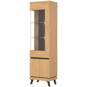 Vitrin Ate At06  Tölgy/Fekete kép