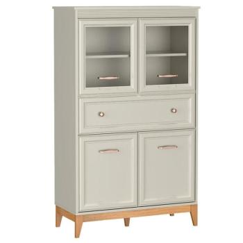 Vitrin Niska Windsor 5w Kasmír/Tölgy Természetes kép