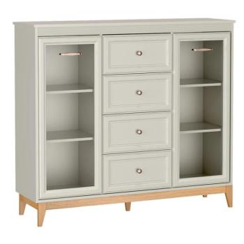 Vitrin Niska Windsor 7w Kasmír/Tölgy Természetes kép