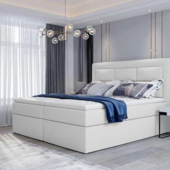 Vivre 140x200 boxspring ágy matraccal fehér kép