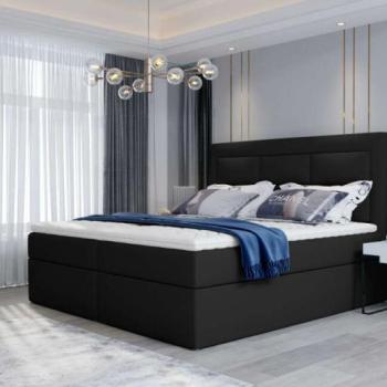 Vivre 160x200 boxspring ágy matraccal fekete kép