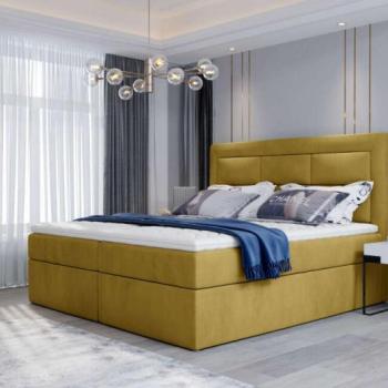 Vivre 160x200 boxspring ágy matraccal sárga kép