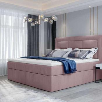 Vivre 180x200 boxspring ágy matraccal rózsaszín kép