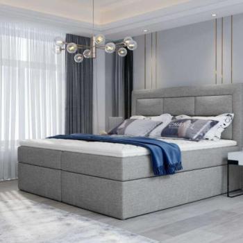 Vivre 180x200 boxspring ágy matraccal szürke kép