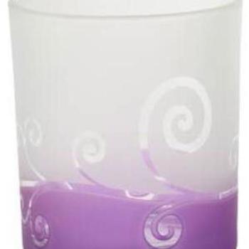 YANKEE CANDLE Purple Scroll Gyertyatartó fogadalmi gyertyához kép