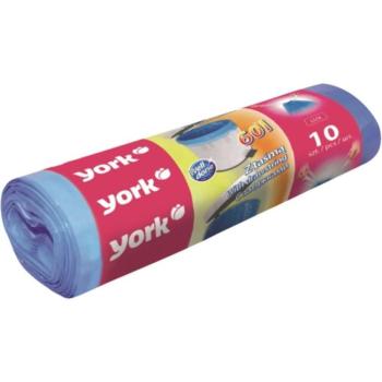 York Szemeteszsák 60L 64x59cm / 10db húzózsinórral kép