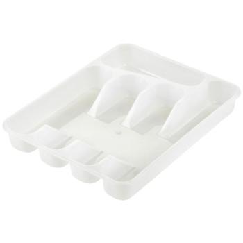 5 részes evőeszköztartó, natúr átlátszó, 33,5x26,5x5 kép